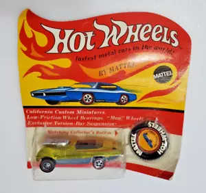 Vintage 1969 Hot Wheels REDLINES Peeping Bomb Blister Pack BP 1:64 pressofuso.NOS. - Foto 1 di 7