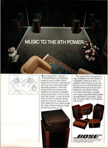 Altoparlanti Bose 601 serie II 1981 stampa vintage pubblicità audiofilo stereo anni 80 wall art - Foto 1 di 2
