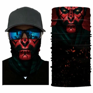 Darth Maul Star Wars Face Mask Neck Gaiter Multi-Use Fast Shipping USA Seller  - Picture 1 of 9