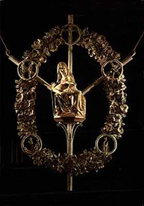 Religion Motiv-Postkarte Gnadenbild Wallfahrtskirche Maria Martental ungelaufen - Bild 1 von 2