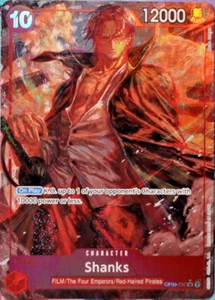 One Piece Wings of the Captain Shanks Alt Art OP06-007 Near Mint english - Picture 1 of 3