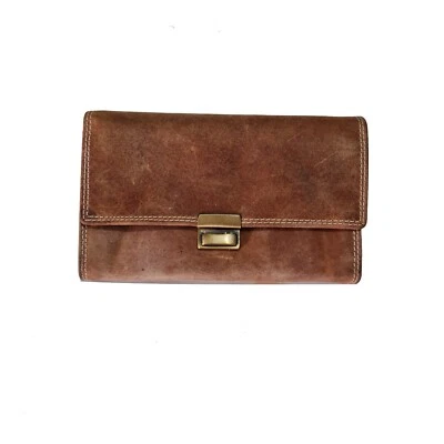 Real Suede Waiter Waitress Bag Wallet Trucker Wallet Taxi Wallet - Image 1 of 4