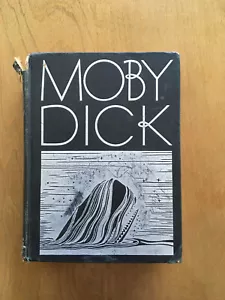 1930 Moby Dick by Herman Melville Illustrated by Rockwell Kent Vintage Hardcover - Picture 1 of 11
