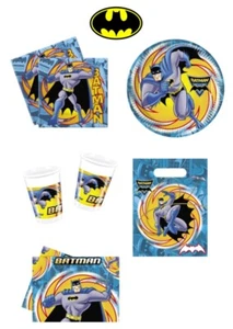 Batman (DC Comics) Birthday PARTY ITEMS (Tableware/Balloons/Supplies) - Picture 1 of 6
