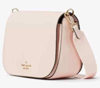 Kate Spade Madison 马鞍包 浅粉色 Saffiano 皮革钱包 KC438 $349 F — 第 1/4 张图片