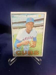 Carta 1967 Topps Baseball Chicago Cubs Ferguson Jenkins #333 - Foto 1 di 2