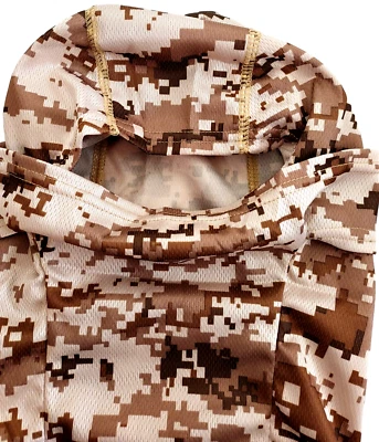 Hunting Mask Camouflaged Multicolored Desert Digital Multi-Functional Wear. - Image 1 of 4