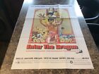 BRUCE LEE ENTER THE DRAGON LARGE COLOURED REPLICA MOVIE POSTER