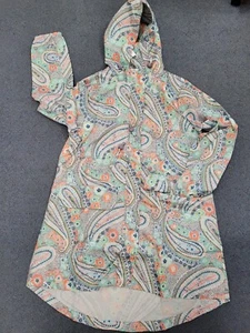 Vera Bradley Packable Raincoat Medium Citrus Paisley - Picture 1 of 7