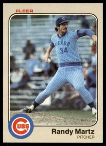 1983 Fleer - #501 Randy Martz Chicago Cubs Baseball Card - Picture 1 of 2