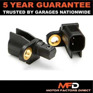 Pack of 2 Rear ABS Wheel Speed Sensors Fits Ford Focus Mazda Volvo 2004-2016 - Picture 1 of 1