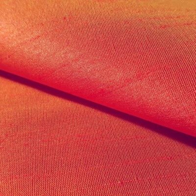 LUXURY FAUX SILK POLY DUPIONI FABRIC 58" BY THE YARD -60 COLORS - Image 1 of 2