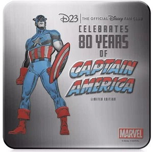 Disney D23 Captain America 80th Anniv. Pin Set Marvel Avengers LE 800 IN HAND - Bild 1 von 3