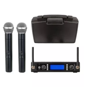 UHF Wreless Microphone System for Sennheiser Evolution Wireless w Case 2 Mikes - Picture 1 of 3