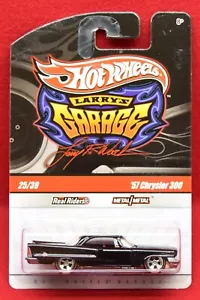 Hot Wheels Larry's Garage Real Riders '57 Chrysler 300 25/39 BLACK Diecast 1248 - Picture 1 of 2
