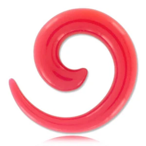 Élargisseur spirale acrylique Orange - Imagen 1 de 1