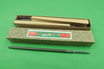 Collar Brand 8" Smooth Cut Round File X 12 Tome Feteira Portugal NOS - Image 1 of 3