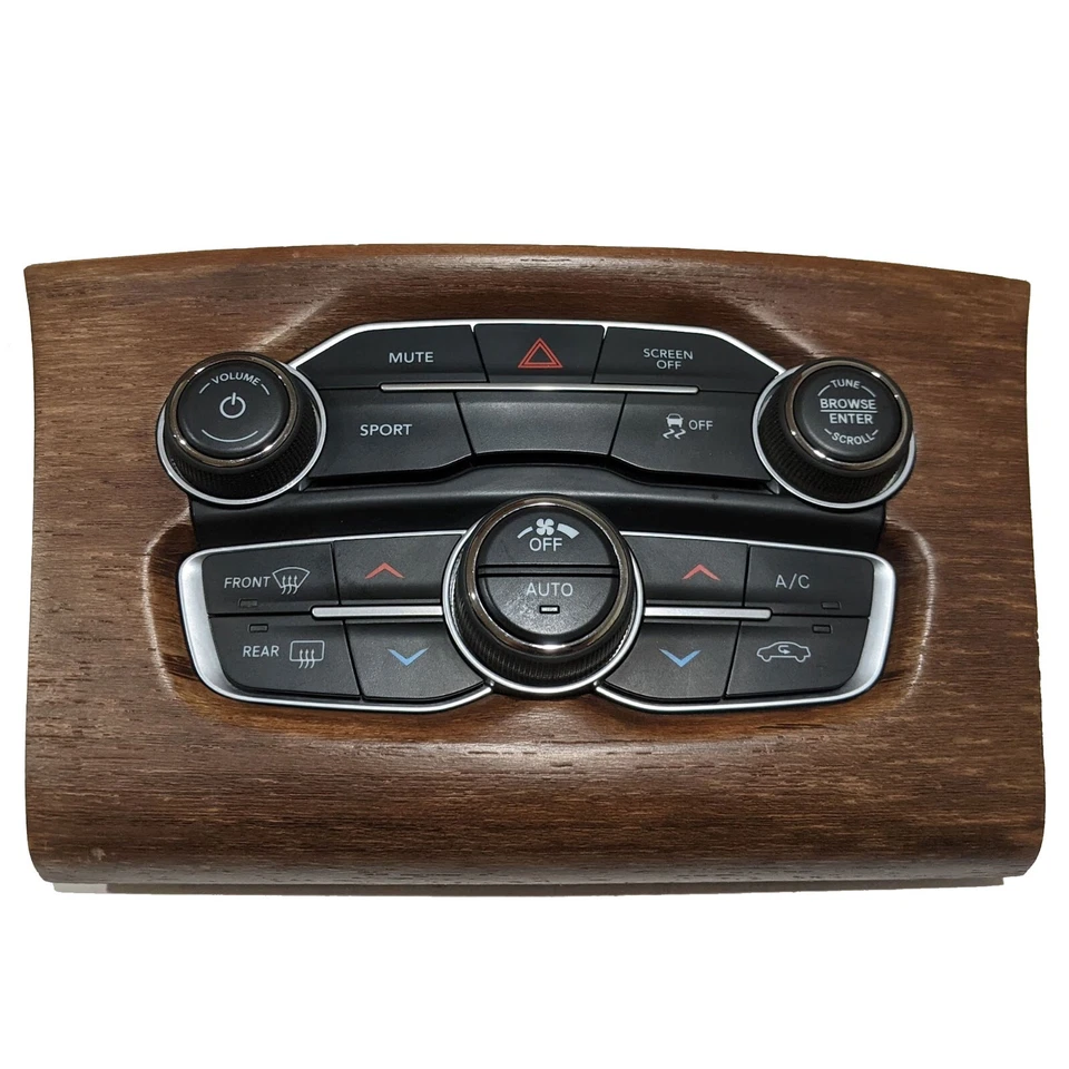 OEM AC Heater Climate Control Switch Unit Chrysler 300 2017 2018 / 68293634AC - Imagem 1 de 4