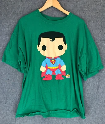 Vintage Pop Superman T Shirt Adult 2XL XXL Short Sleeve M & O Knits Tag Y2K - Image 1 of 4
