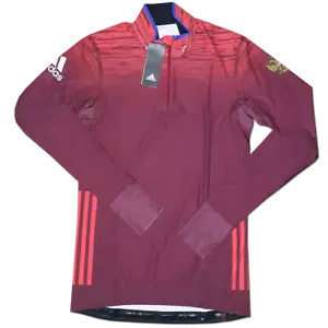 adidas Herren Laufshirt XC Top Langlauf Biathlon Russland Shirt Langarm Gr.7 (L) - Bild 1 von 6
