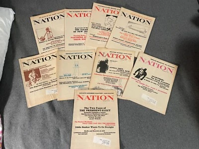 The Nation - 9 Issues Lot - 1973 1975 1976 Attica Apartheid Politics Vintage Foto 1 de 4