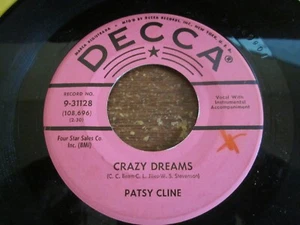 Patsy Cline, Crazy Dreams, Decca # 31128, pink promo, M- - Picture 1 of 1