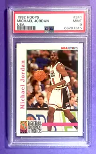 1992 Reifen Michael Jordan USA Basketballtournee. of Americas #341/HOF/PSA 9 NEUWERTIG - Bild 1 von 3