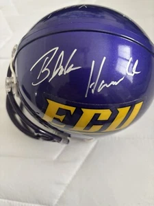 Blake Harrell Signed ECU East Carolina Pirates MINI HELMET COA - Picture 1 of 3