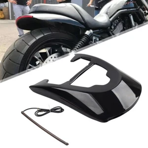 Vivid Black Rear Mudguard w/Light For Harley VRSCDX V-Rod VRSCAW VRSCA 2002-2017 - Foto 1 di 15