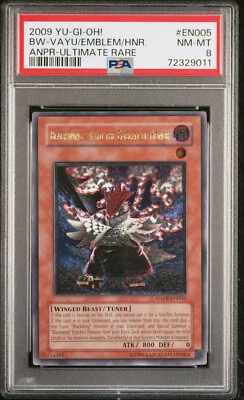 YUGIOH ANPR-EN005 BLACKWING VAYU THE EMBLEM OF HONOR ULTIMATE PSA 8 NM #72329011 - Image 1 of 2