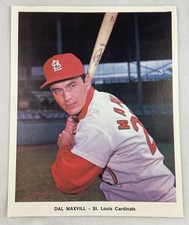 1972 St. Louis Cardinals Picture Pack 7x9 Color Photo-Dal Maxvill