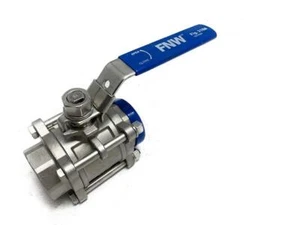 FNW 310ASWJ 1 1/2" Stainless Steel Ball Valve with Socket Ends FREE FAST SHIP - Picture 1 of 6