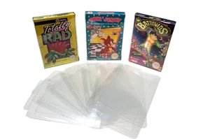 Nintendo NES Box Clear Sleeve Protector Covers Protective Case Dropdown Menu - Picture 1 of 4
