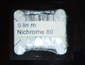 5 m (app 18ft) Nichrome Resistance Wire 0.15mm, 0.20mm and 0.25mm Nickel Chrome - Picture 1 of 1