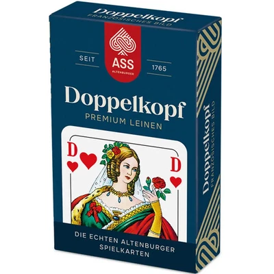 CARTAMUNDI DEUTSCHLAND ASS Doppelkopf Leinen, französisches Bild in Faltschachtel (FSC zertifiziert)