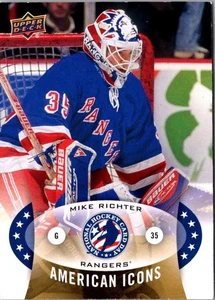 Tarjeta de hockey 2014 Upper Deck Día Nacional de Hockey EE. UU. Mike Richter - Imagen 1 de 2