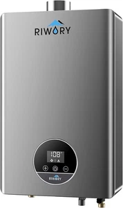 RIWORY Natural Gas Tankless Water Heater Max 3.6 GPM Intelligent Constant Indoor - Picture 1 of 8