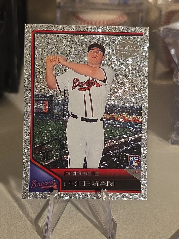 Tarjeta de novato Freddie Freeman 2011 Topps Diamond Anniversary Braves MVP #146 Foto 1 de 2