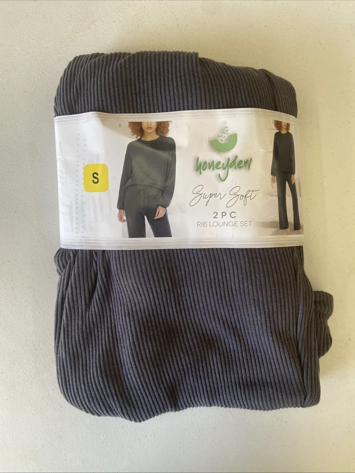 Honeydew Women's 2-piece Lounge Set Charcoal Small
