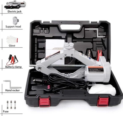 Electric Car Jack Car Floor Jack 2Ton All-in-one Automatic 12V Scissor Lift Jack - Image 1 of 4