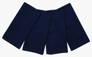 100% Cotton Napkins 20" x 20" Set of 4 Black - Picture 1 of 1