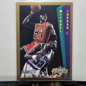 1992-93 Fleer #273 Michael Jordan Chicago Bulls Fresh Pull - Picture 1 of 2