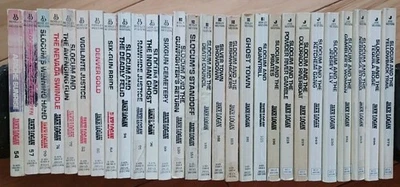 Lot of 28 SLOCUM western paperbacks / Jake Logan / GOOD - Imagem 1 de 4
