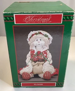 VINTAGE 1993 HOUSE OF LLOYD CHRISTMAS AROUND THE WORLD FLOSSIE BUNNY PUPPE PUPPE DOLL - Bild 1 von 6