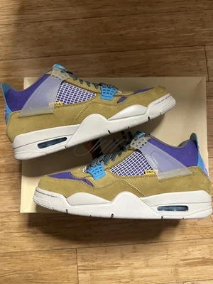 Talla 10 Nike Air Jordan 4 Retro SP Union 30 Aniversario Gamuza Verde DJ5718-300 Foto 1 de 4