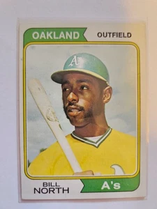 1974 TOPPS BILL NORTH #345 NM - Picture 1 of 2