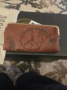 HOBO Vintage Velvet Hide Collection Lauren Double Frame Clutch Geldbörse/Neu mit Etikett Dustba - Bild 1 von 11