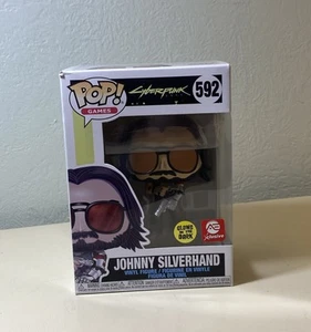 Funko Pop! 592 Cyberpunk - Johnny Silverhand (Glow In The Dark) SP ED NEW - Picture 1 of 6