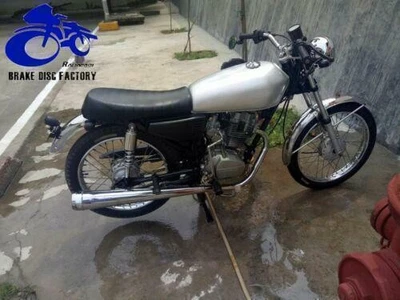 9L 2.4 Gal Steel Cafe Racer Custom Gas Fuel Tank for HONDA CG125 CG250 CG125S - Image 1 of 4