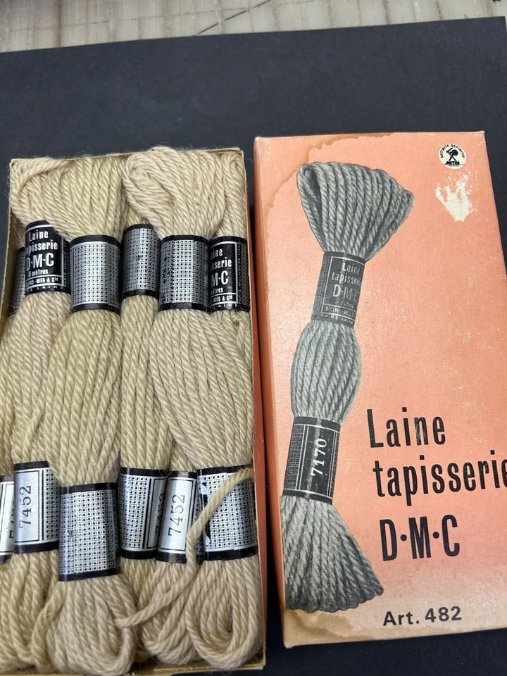 Hand sewing Embroidery  and stitchery yarn vintage Tan #7452-14pcs - Image 1 of 1